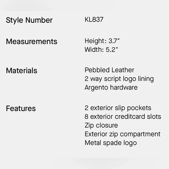 Kate Spade Kayla Large Slim cardholder - Picture 5 of 5